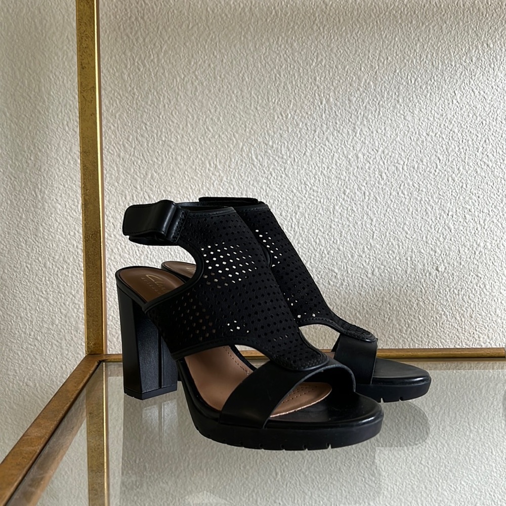 New Clarks Mesh Heels
